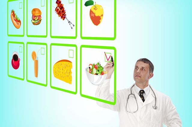 Le médecin indique les produits autorisés