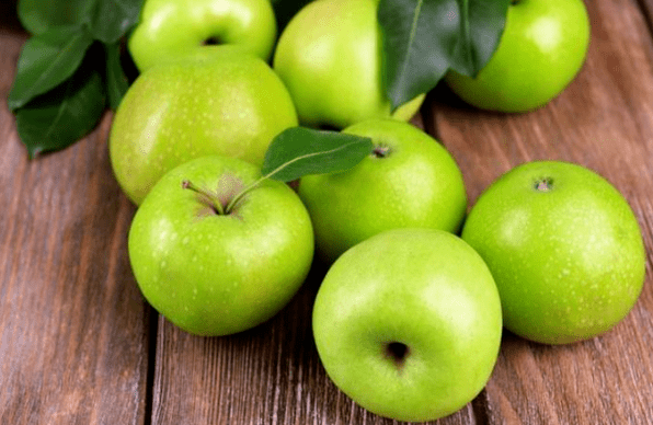 Pommes dans un régime alimentaire