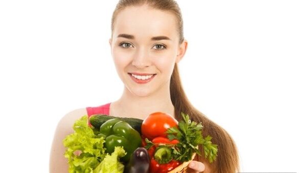 Légumes dans une alimentation saine pour perdre du poids.