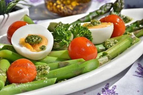 salade aux œufs avec régime céto